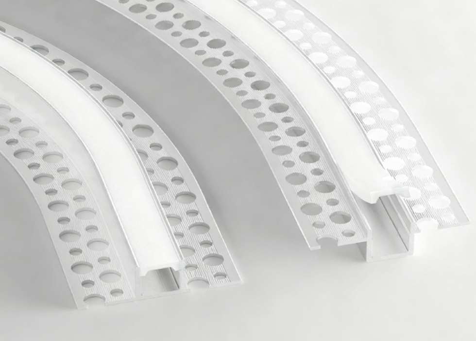 13MM Double-sided Lace Aluminum Alloy LED Lighting Profile with Flexible Bending 6000 Series 2700K Soft Warm White