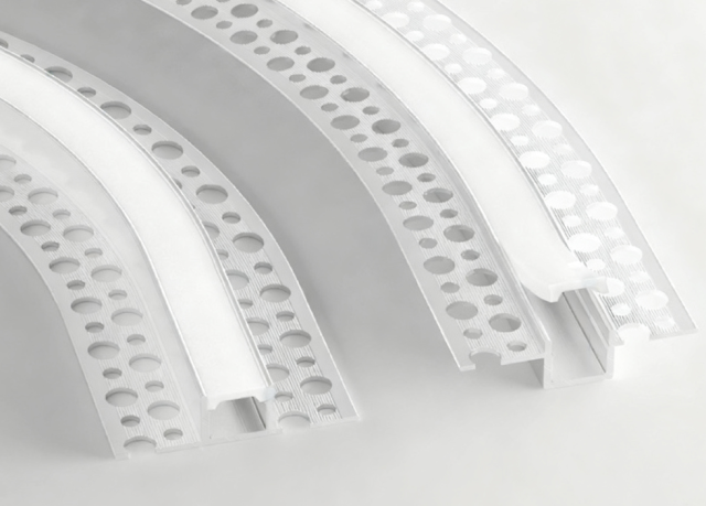 13MM Double-sided Lace Aluminum Alloy LED Lighting Profile with Flexible Bending 6000 Series 2700K Soft Warm White