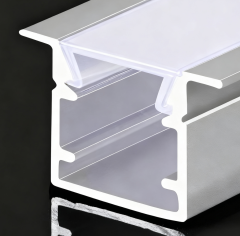 10*10mm Customized 6000 Series LED Line Light Embedded Square-shaped Anodized Aluminum Alloy Recessed Mounted Linear Strip Lamp
