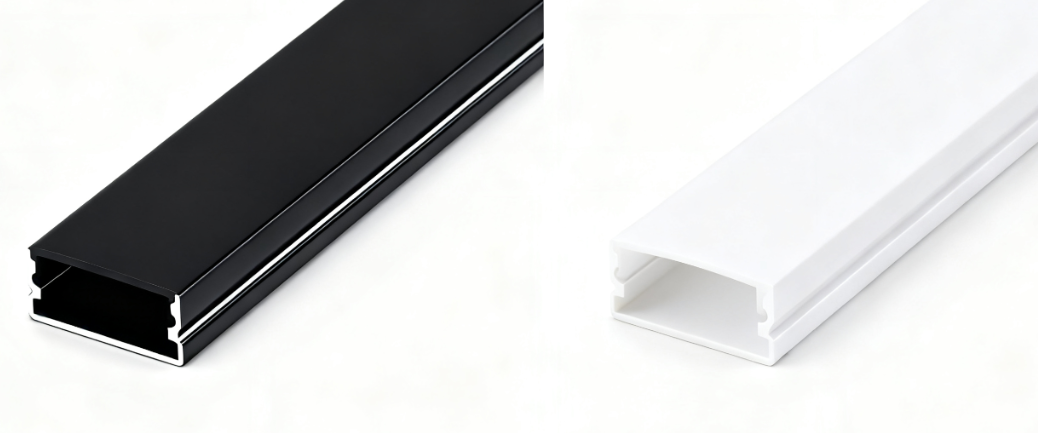 30*10mm Edge Custom 6000 Series Aluminum Alloy Anodized Diffuser LED Profile Recessed Square Channel Strip Lamp Residential Use