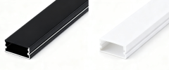 30*10mm Edge Custom 6000 Series Aluminum Alloy Anodized Diffuser LED Profile Recessed Square Channel Strip Lamp Residential Use