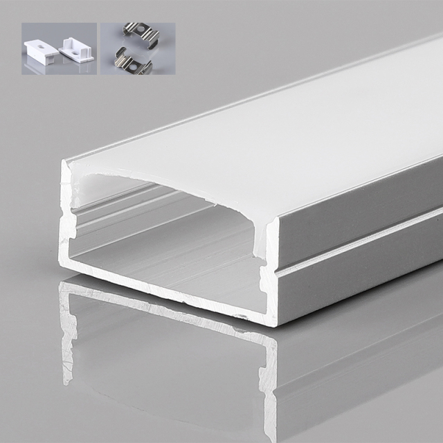 23*10MM Profiles  Extrusion  Aluminio, Recess Led Light Aluminum Strip Enclosure Profile