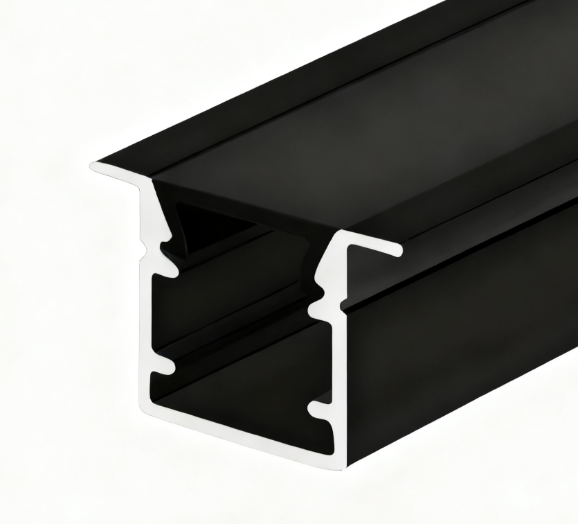 10*10mm Customized 6000 Series LED Line Light Embedded Square-shaped Anodized Aluminum Alloy Recessed Mounted Linear Strip Lamp