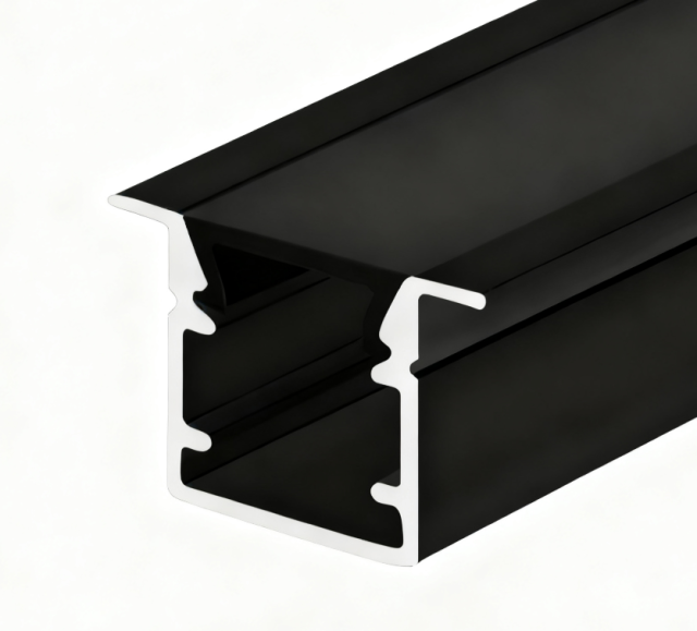 10*10mm Customized 6000 Series LED Line Light Embedded Square-shaped Anodized Aluminum Alloy Recessed Mounted Linear Strip Lamp