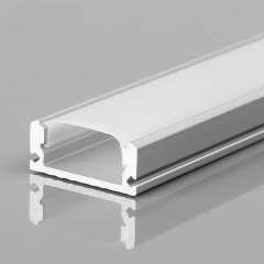 17*7mmAnodized Painting Silver White Black Strips Lights Extrusion H Shape Anodized Aluminum LED Profile