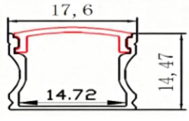18*15mm Edge Modern Style Ceiling Wall Linear LED Light Surface Mounted Anodized Aluminum Alloy Profile Channel 5-Year Warranty