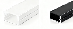 YR 20*10mm Edge Factory Price Surface-mounted Linear LED Strip Light Anodized Aluminum 6000 K Ceiling Profile