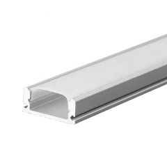 17*7mmAnodized Painting Silver White Black Strips Lights Extrusion H Shape Anodized Aluminum LED Profile