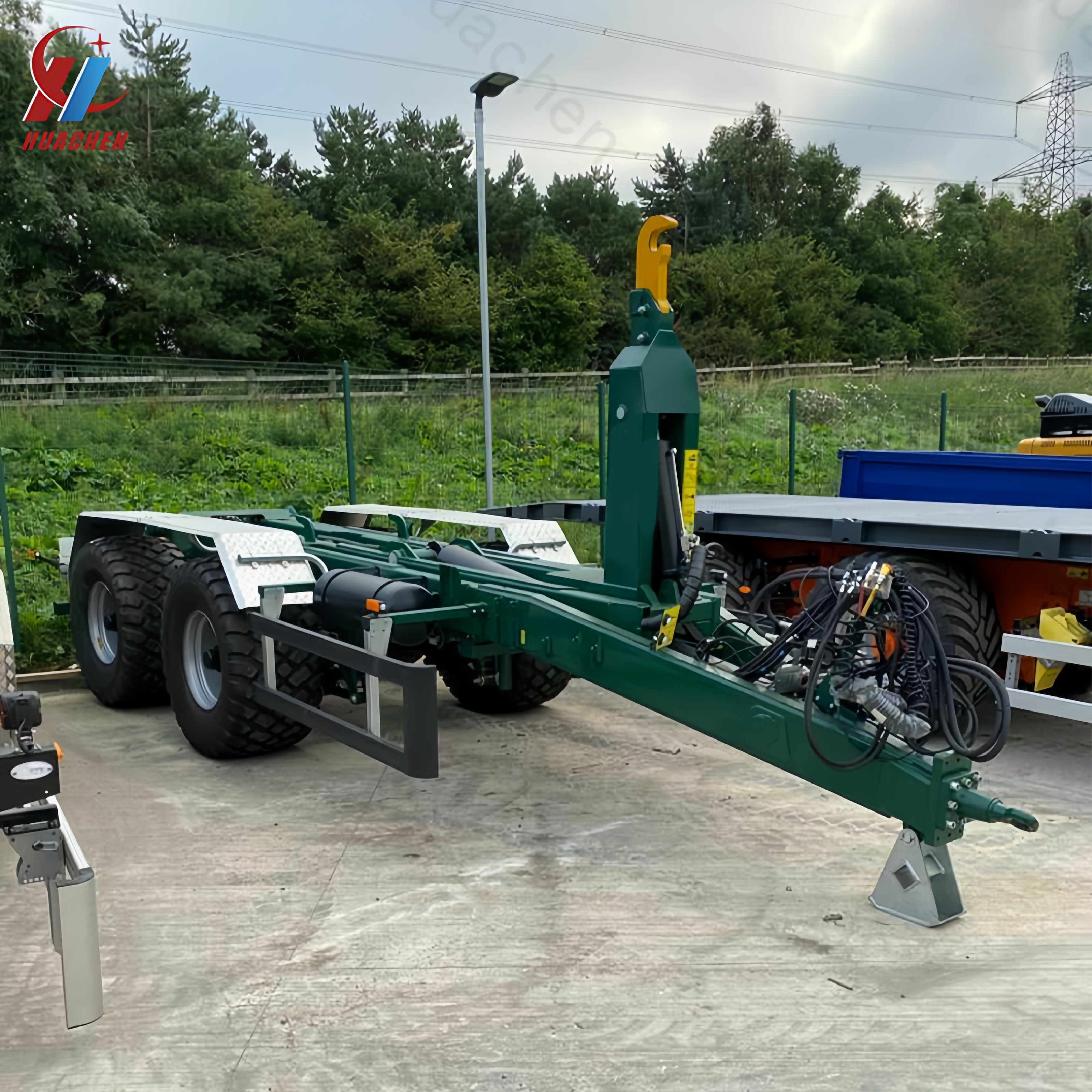 Construction Site Use Gooseneck Hook Lift/Loader Trailer Range with High Performance,Trailers/Mild steel bins Shop,Construction Site Use Gooseneck Hook Lift/Loader Trailer Range with High Performance