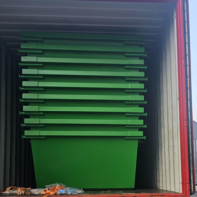 Factory Price Heavy High Quality Carbon Steel Scrap Metal Can Be Stacked Skip Containers for Waste Company