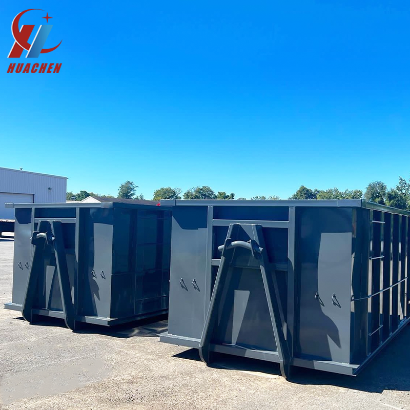 High Quality Factory Direct Sales Factory Direct Sales Metal Put Solid Waste Hook Lift Bin for Waste Management