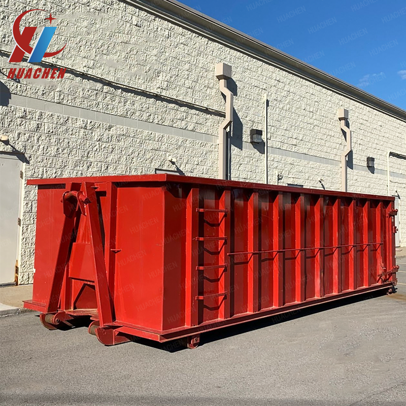 High Quality Factory Direct Sales Factory Direct Sales Metal Put Solid Waste Hook Lift Bin for Waste Management