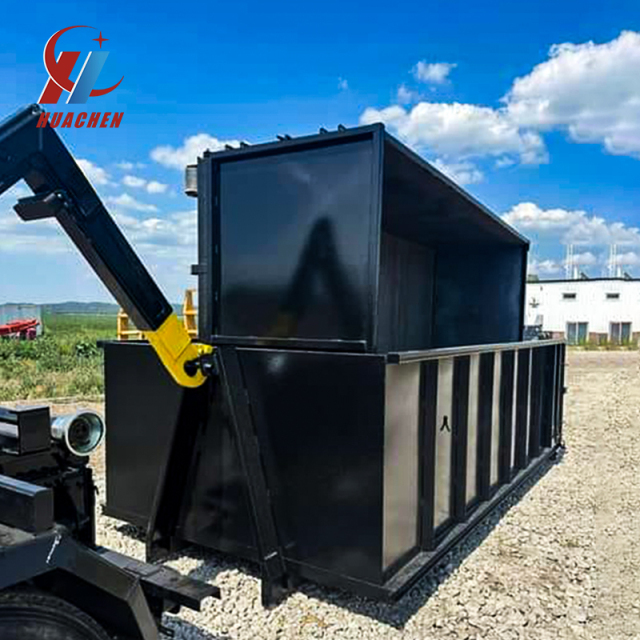 High Quality Factory Direct Sales Factory Direct Sales Metal Put Solid Waste Hook Lift Bin for Waste Management