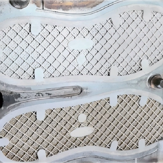 Shoe mold cleaning sample for laser cleaner application