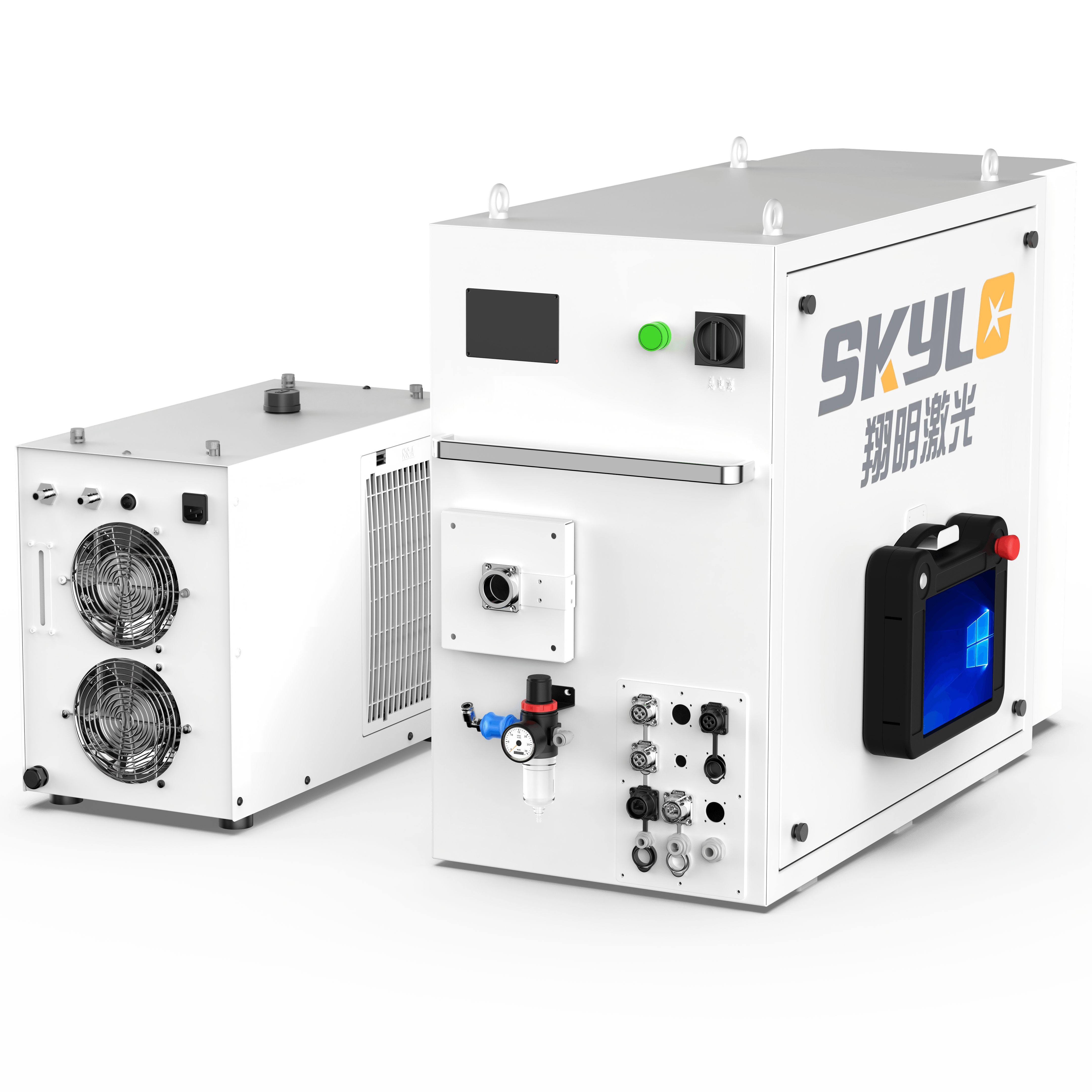 Automated pulsed laser cleaning machine from Sky Laser