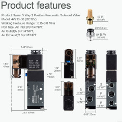4V025-08 black,VIILOCK,4V025-08 black