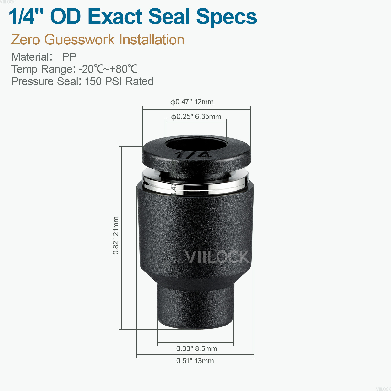 管塞1:4,VIILOCK,管塞1:4