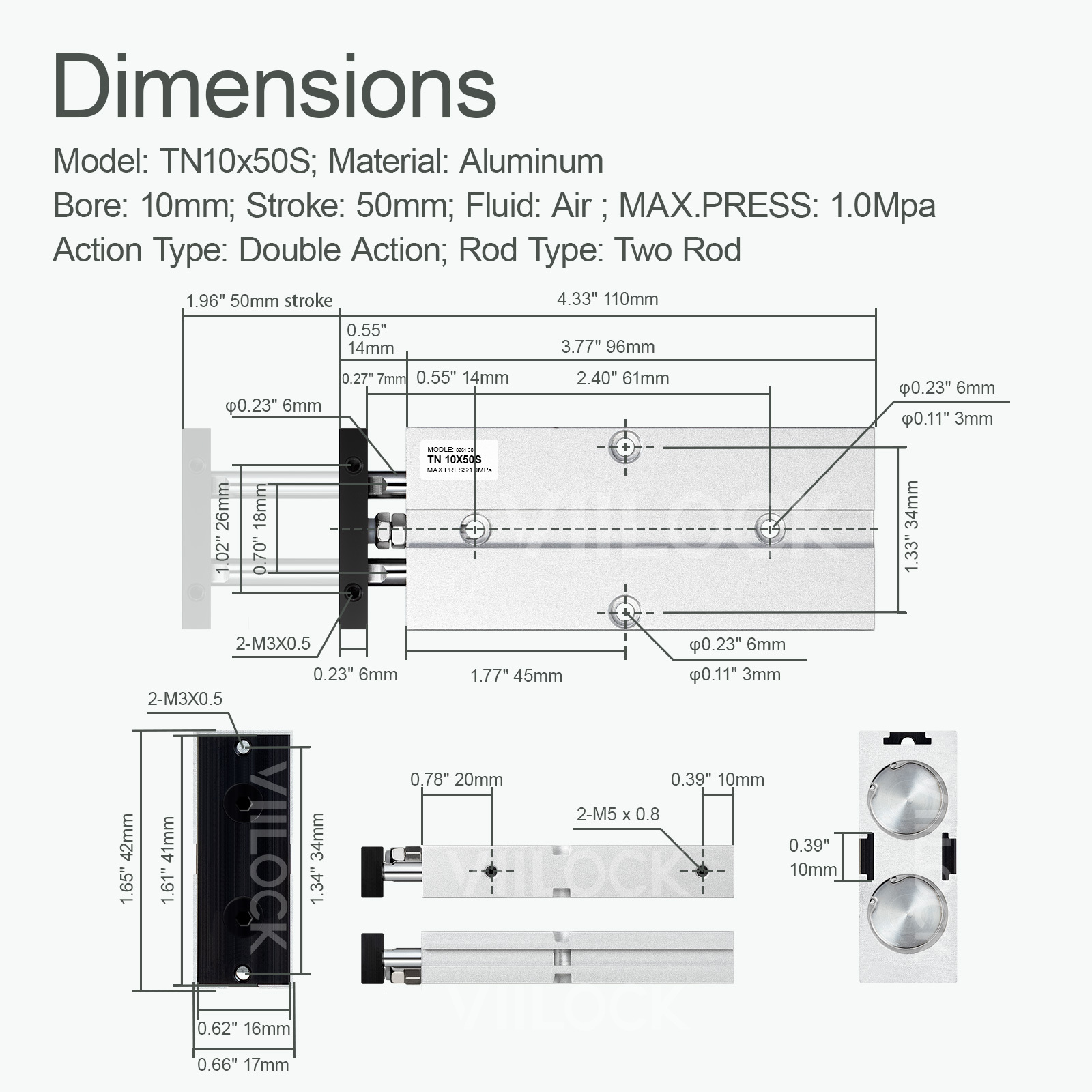 TN 10X50,VIILOCK,TN 10X50
