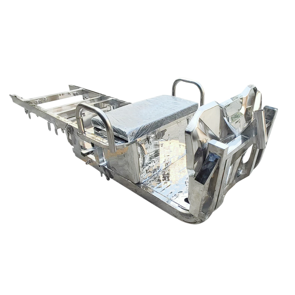 Electric tricycle main frame iron steel