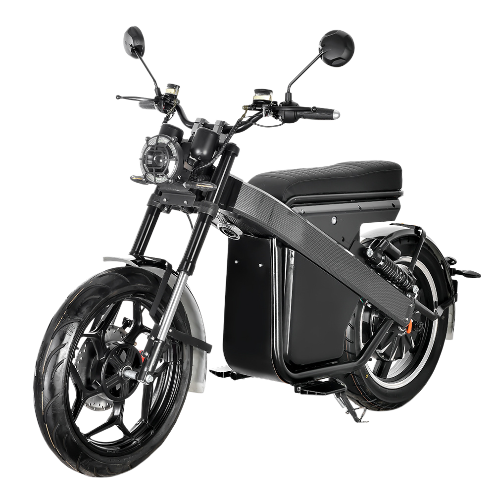 Electric motorcycle racing sport motor 17 inch future tech