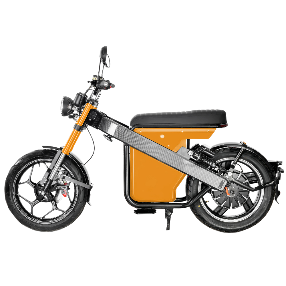 Electric motorcycle racing sport motor 17 inch future tech