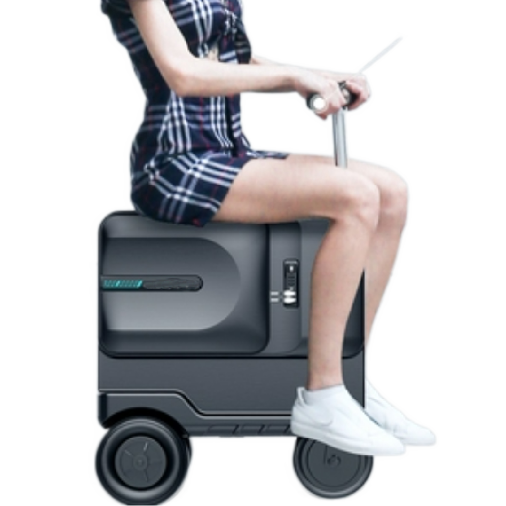 The new 24 inch double intelligent electric suitcase trolley case movable suitcase electric scooter that can go to work and go shopping