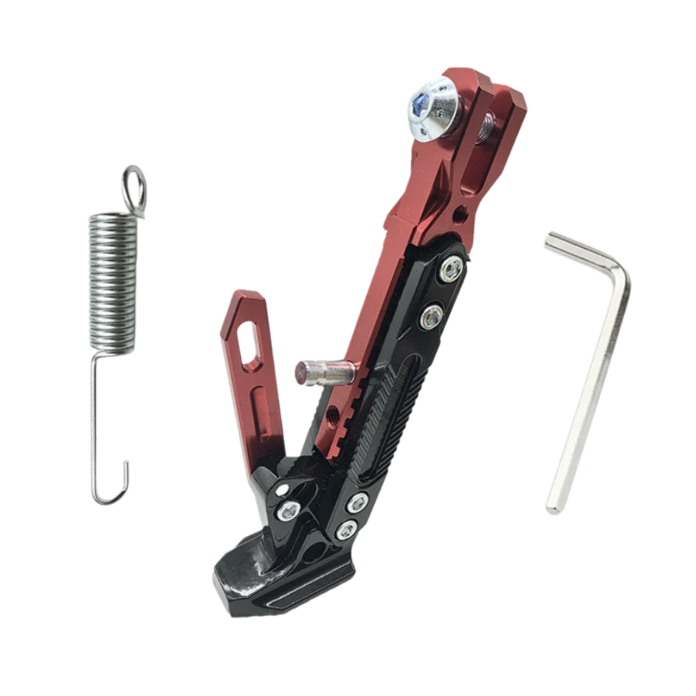 Adjustable Single Side Stand for Electric Vehicles, Universal Side Bracket for Niu Scooter moped, Electric Motorcycle Kickstand, Scooter & E-Bike Foot Support