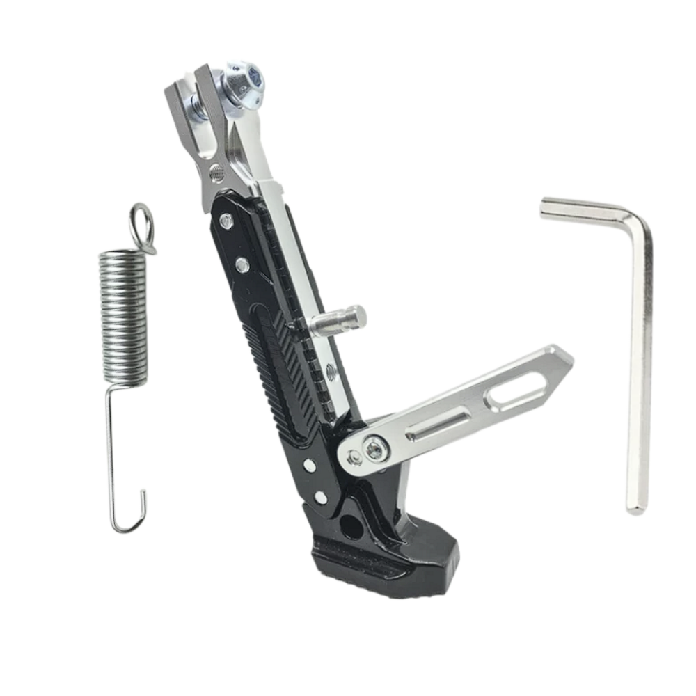 Adjustable Single Side Stand for Electric Vehicles, Universal Side Bracket for Niu Scooter moped, Electric Motorcycle Kickstand, Scooter & E-Bike Foot Support
