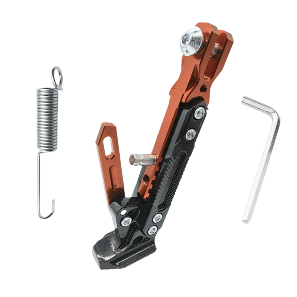 Adjustable Single Side Stand for Electric Vehicles, Universal Side Bracket for Niu Scooter moped, Electric Motorcycle Kickstand, Scooter & E-Bike Foot Support