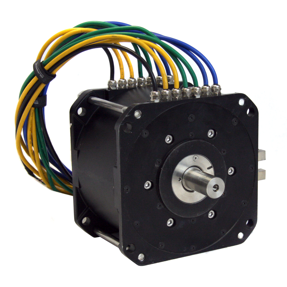 15KW 72V/96V 3500rpm BLDC PMSM Electric Car Motor IP65 Protection >90% Efficiency