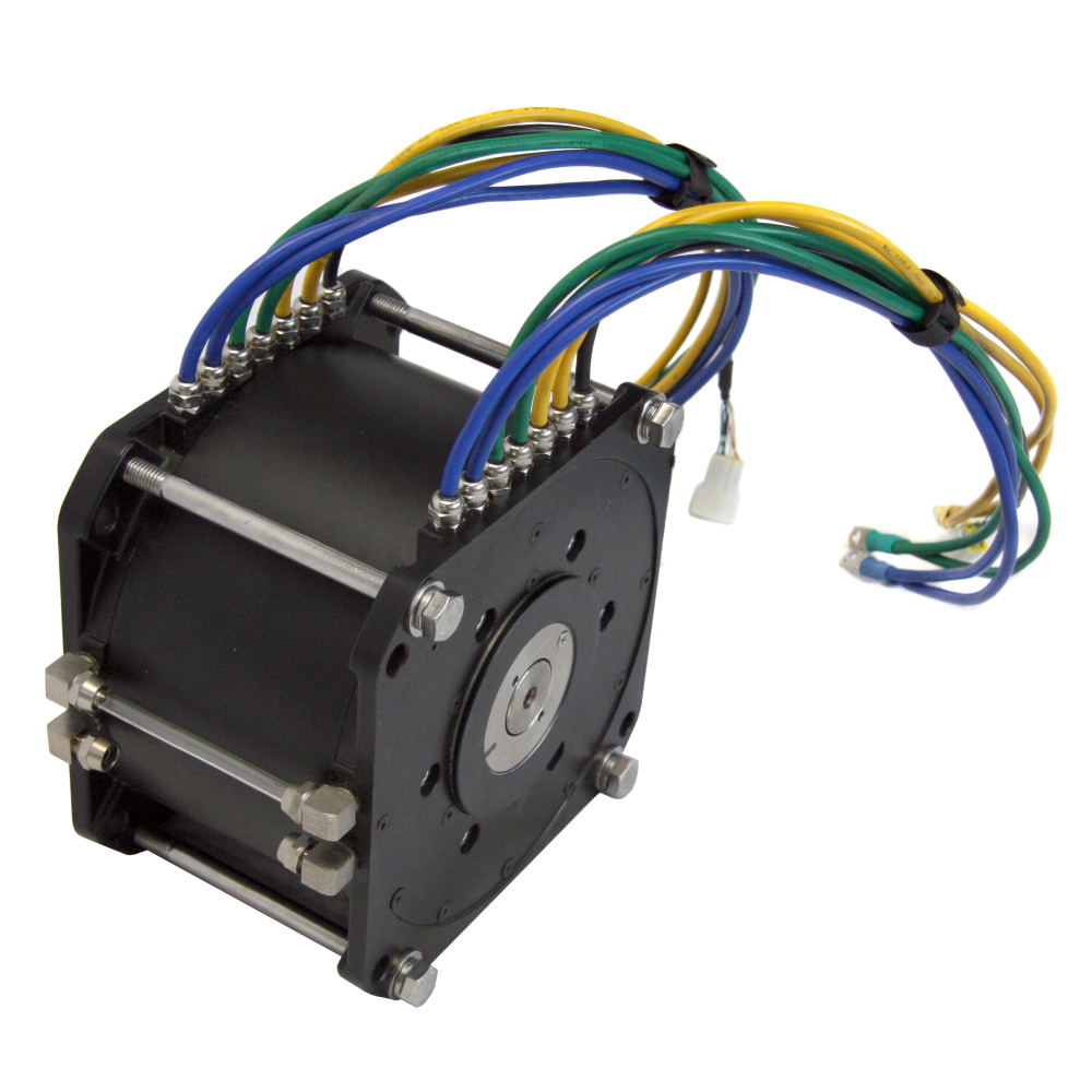 15KW 72V/96V 3500rpm BLDC PMSM Electric Car Motor IP65 Protection >90% Efficiency