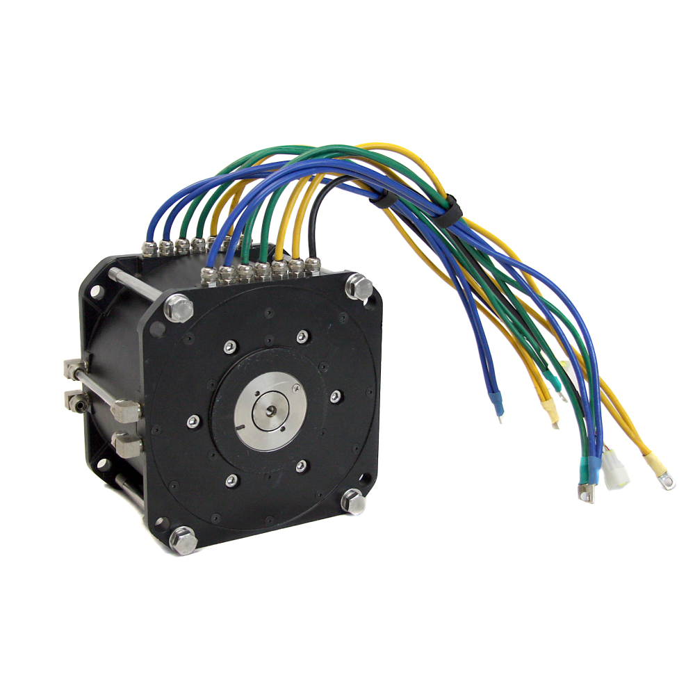 15KW 72V/96V 3500rpm BLDC PMSM Electric Car Motor IP65 Protection >90% Efficiency