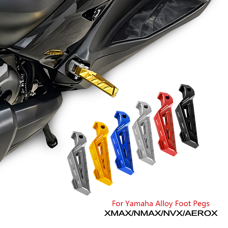 Wholesale Motorcycle Accessories Modified Foot Pegs CNC Aluminum Passenger Footrest for NMax/NVX/Aerox