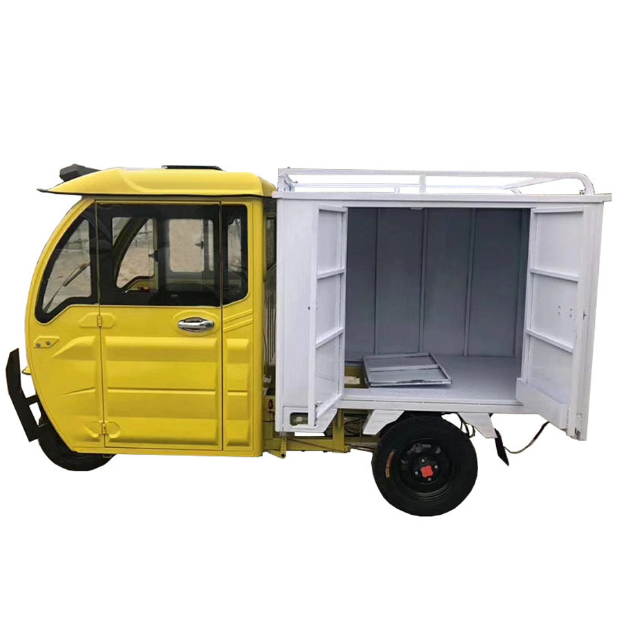 Tricycles for Express Delivery 2000w 60v/72v Electric Three-Wheeled Tricycles for Delivery Vehicle Closed Body Type