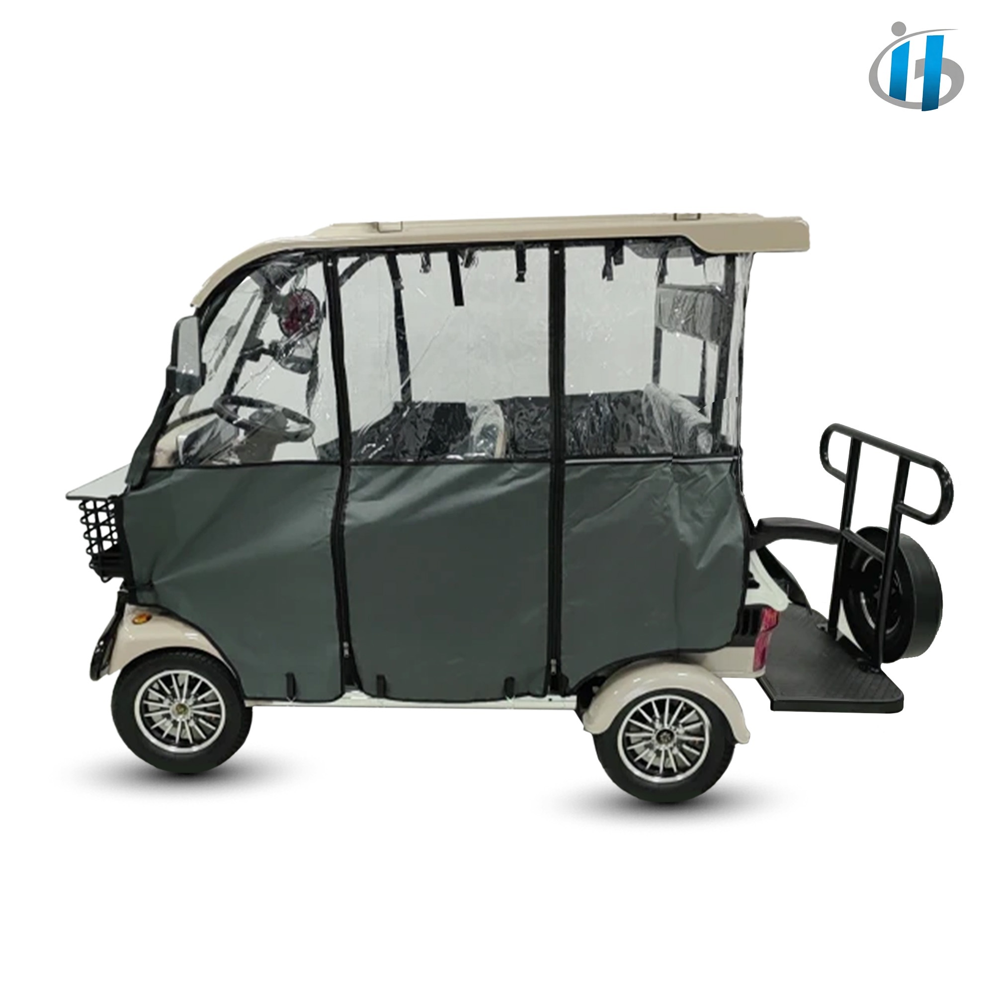 Holladay 800W Electric 6-seater Quadricycle 10 Inch Electric Quadricycle Climbing 40km Range Electric Passenger Vehicle