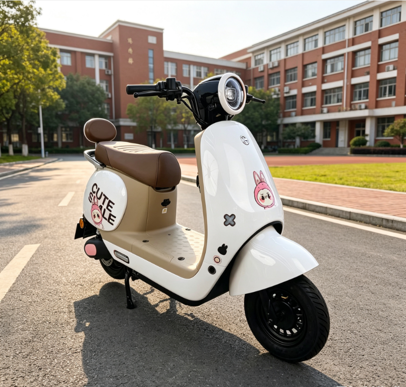 Factory Direct Sales Suitable for Asian Market Two Wheeled Electric Bicycles OEM/ODM Design Electric Scooter Energy Saving