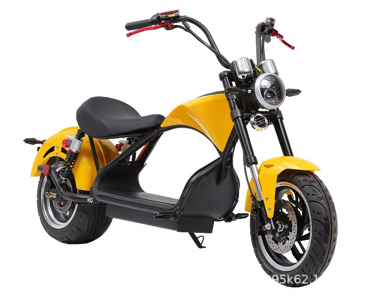 2000W Electric Moped Sportbike Mobility Scooter with Pedal System 18km/h+ for Urban Daily Transport