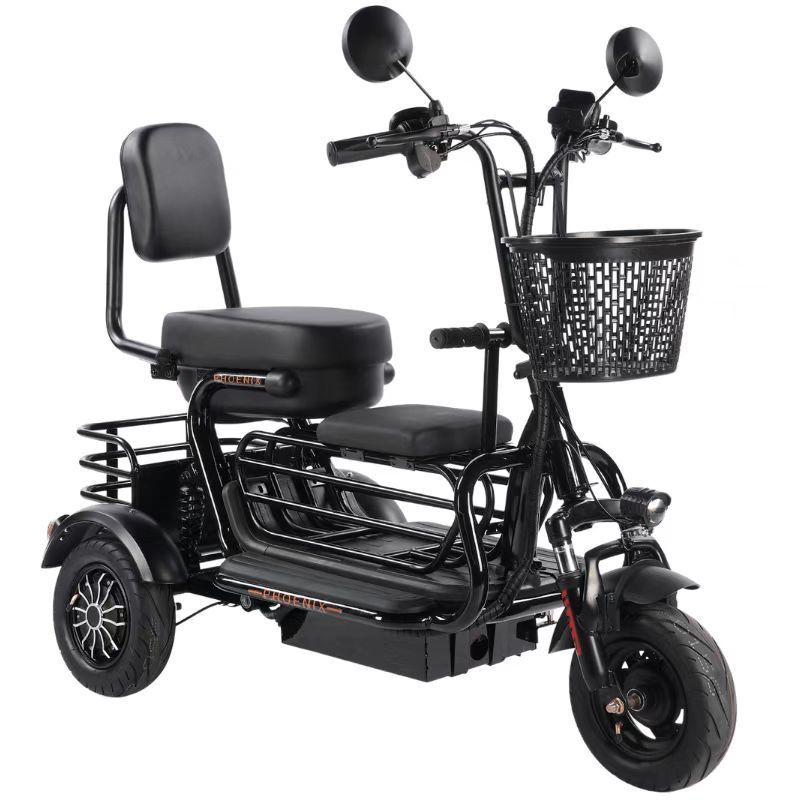 Tricycle Motorized Folding Adult Electric Bicycle Three Wheel Electric Scooters Electric Tricycle for Disabled Man