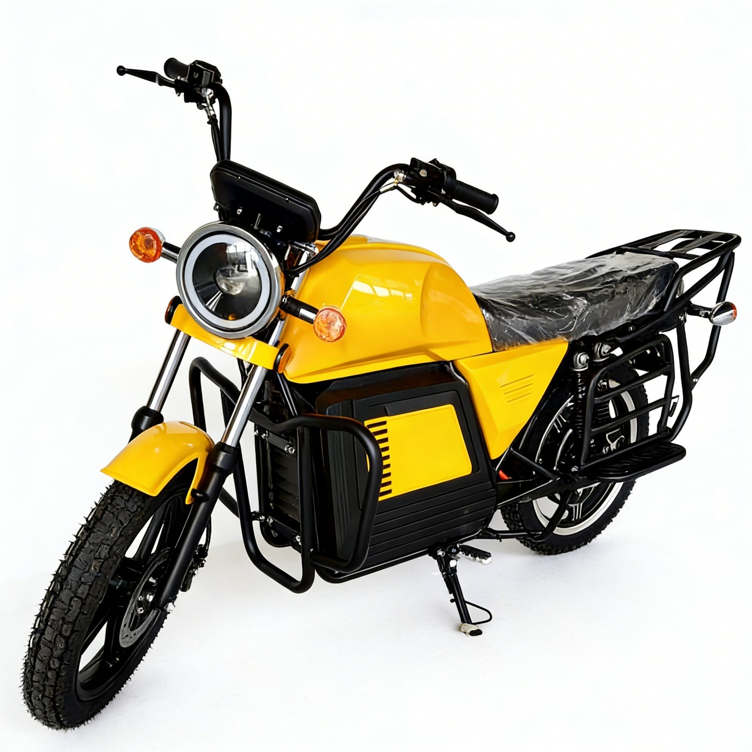Large Electric Motorcycle with Two Lithium Battery 72V 35A Two Set 5000W Motor and Strong Load Capacity Max Speed 80-120km/h