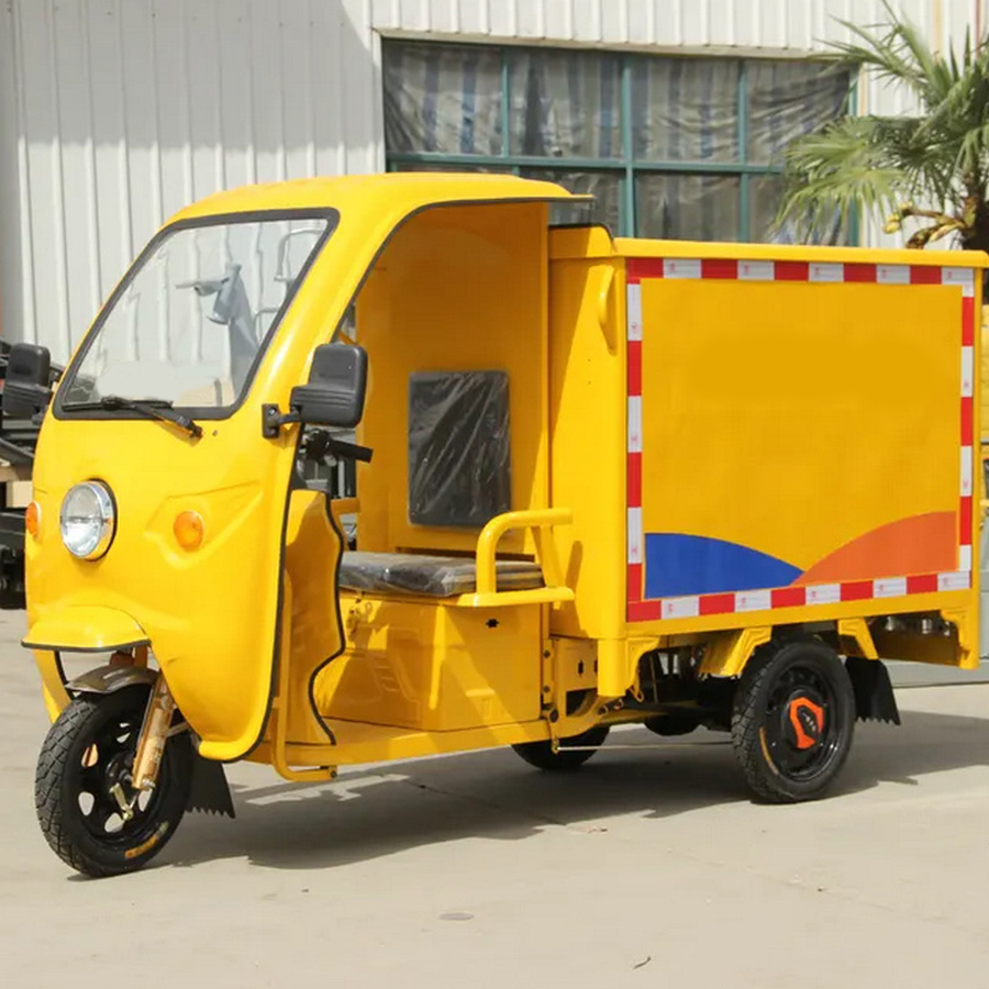 Tricycles for Express Delivery 2000w 60v/72v Electric Three-Wheeled Tricycles for Delivery Vehicle Closed Body Type