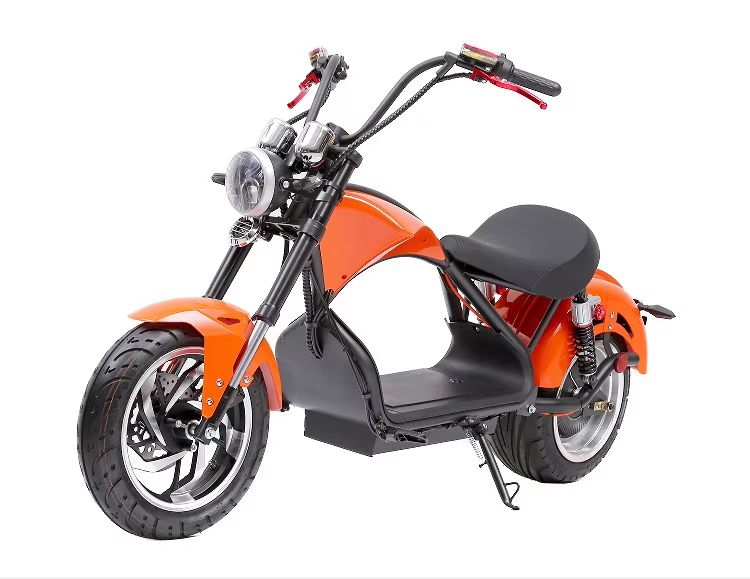 2000W Electric Moped Sportbike Mobility Scooter with Pedal System 18km/h+ for Urban Daily Transport