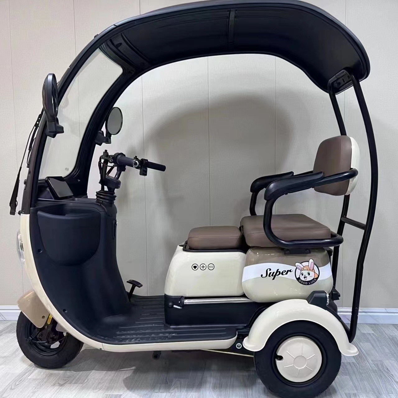 1000W Electric Tricycle Household Small Scooter Three-seat Adjustable Electric Tricycle 3 Person Tricycle