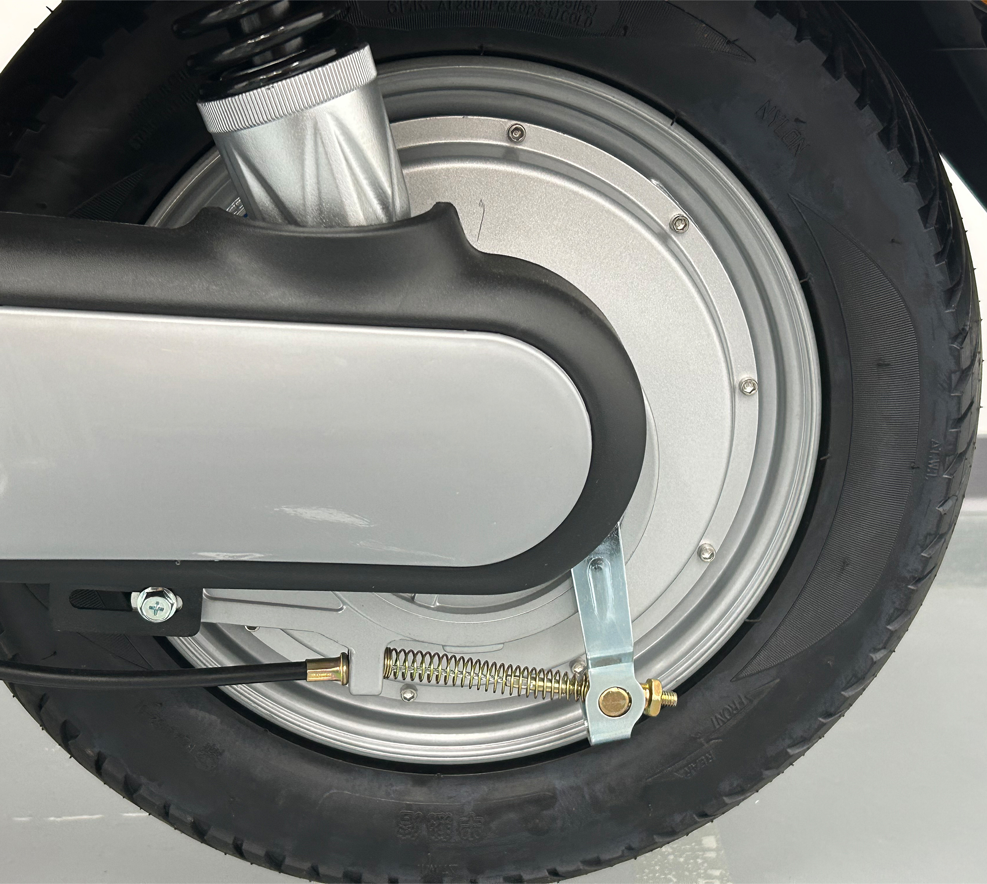 Adult 600W Electric Moped with 48V 60V Lead Acid Battery Rear Trunk City Electric Scooter