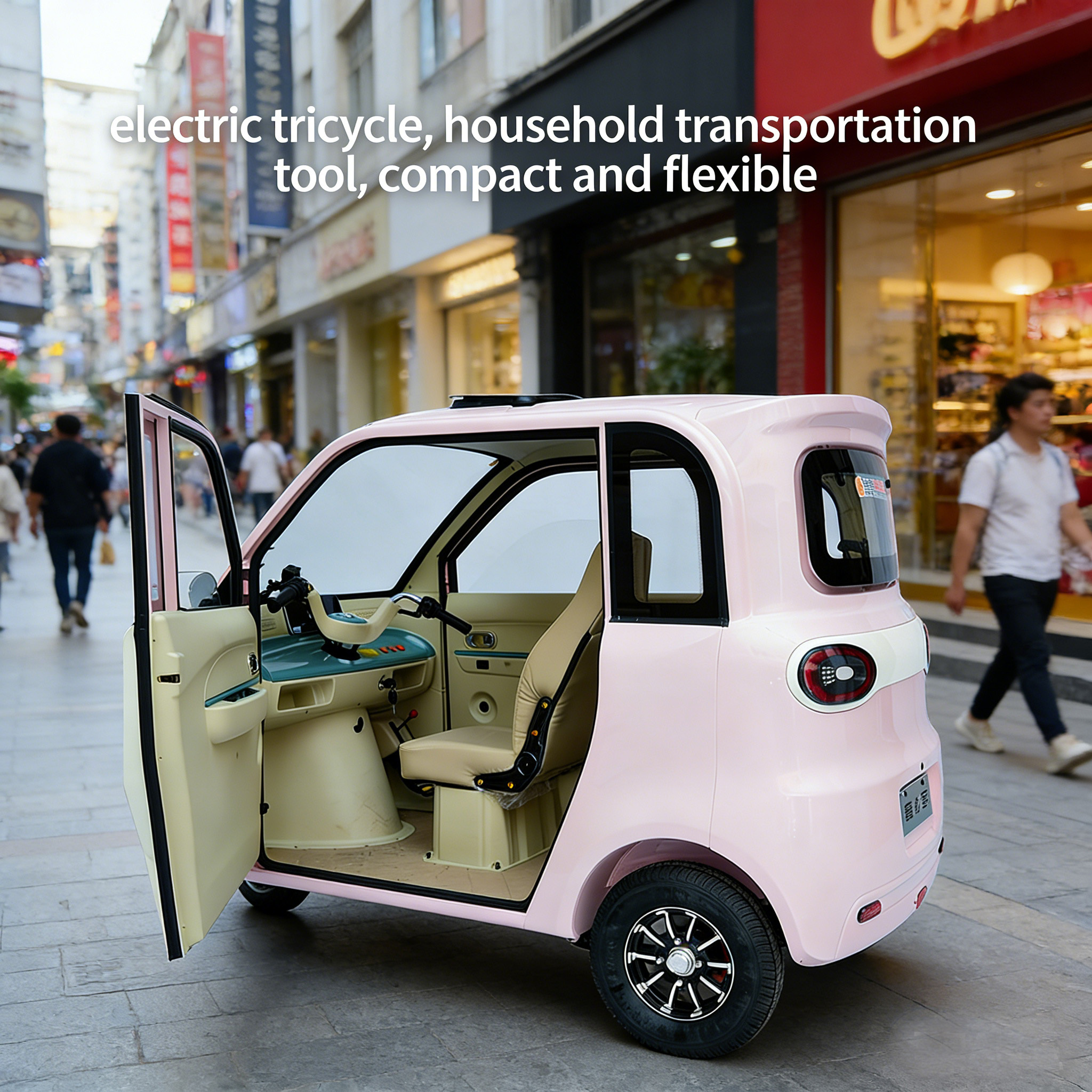 Cheap Car High Quality 800W  Electric Small Car Mini Electric-tricycle 2025 for Adult From China