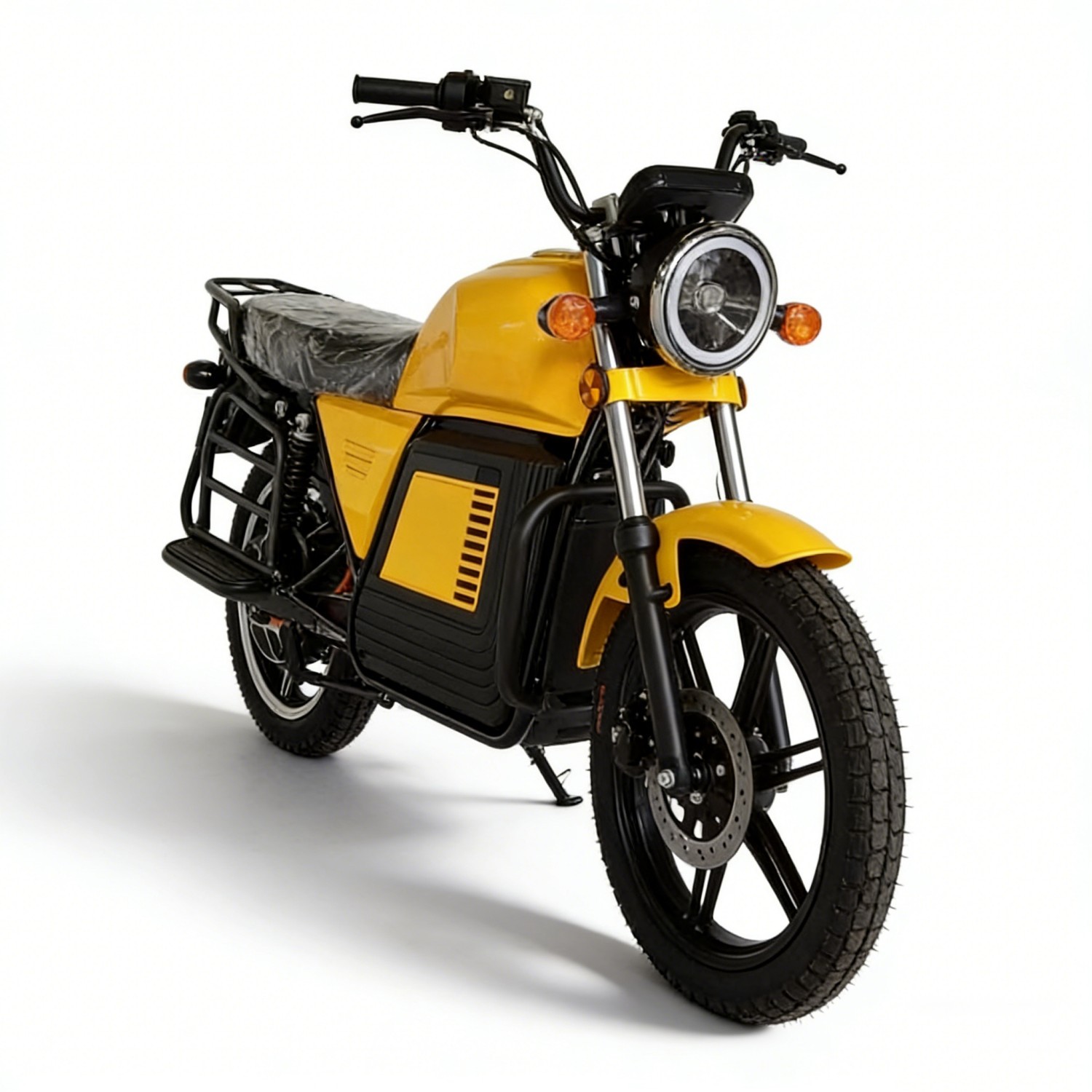 Large Electric Motorcycle with Two Lithium Battery 72V 35A Two Set 5000W Motor and Strong Load Capacity Max Speed 80-120km/h