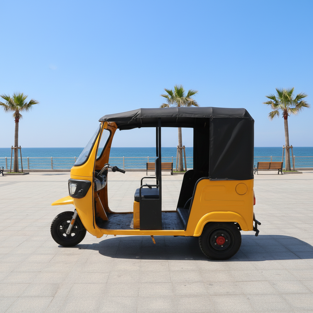 Best Selling Model 60V Open Electric Tricycles with 6 Seater 1000W 400kg Payload Capacity for Cargo Use