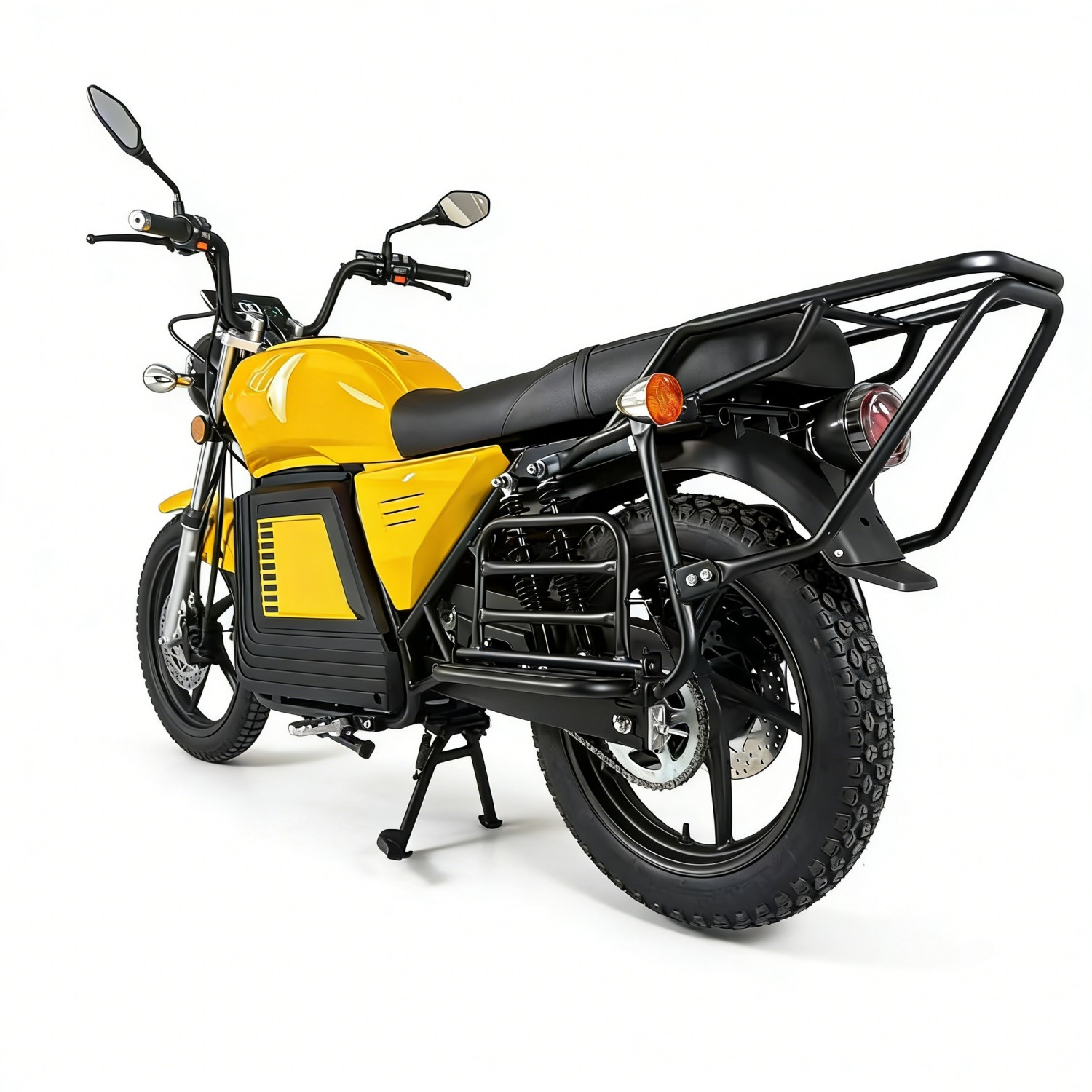 Large Electric Motorcycle with Two Lithium Battery 72V 35A Two Set 5000W Motor and Strong Load Capacity Max Speed 80-120km/h