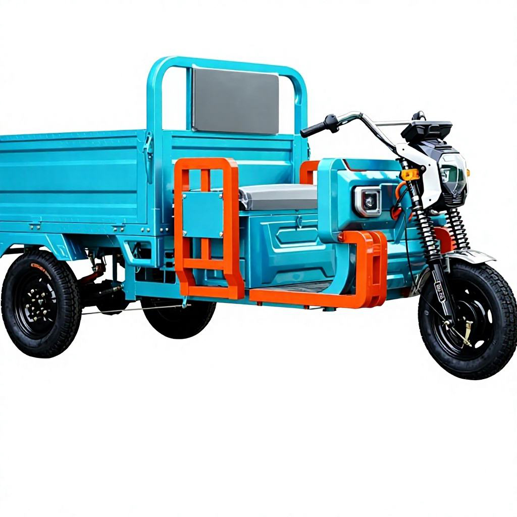 Wholesale High Performance 3 Wheel Electric Cargo Tricycle with Reinforced Bed