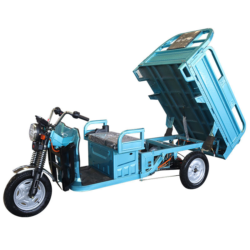 60V 1000W Three-Wheel Electric Tricycle with Open Body 500kg Payload & 30km/h Speed for Cargo Delivery