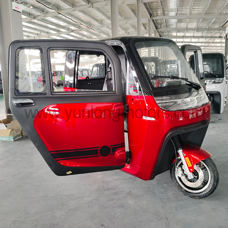 Electric Tricycle with EEC Le Approved 3 Wheels Electric Trike Enclosed Electric Scooter No Driver License for Old People Sale